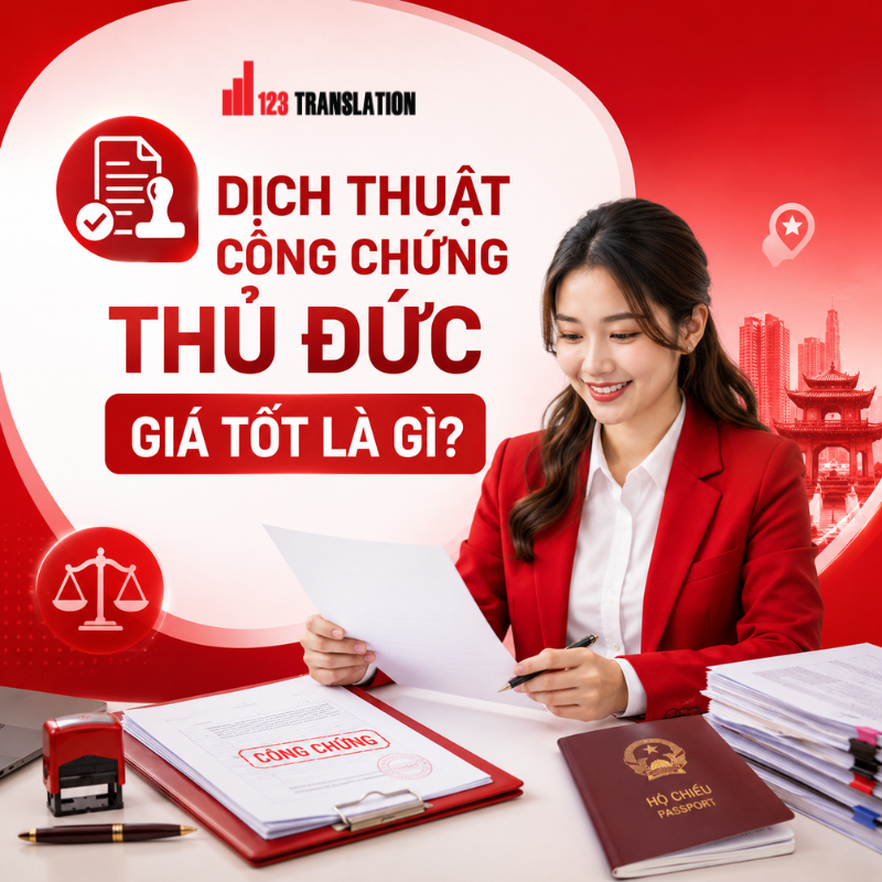 Dịch thuật công chứng Thủ Đức giá tốt – Quy trình chuyên nghiệp, kiểm tra kỹ nội dung bản dịch, giúp khách hàng tiết kiệm thời gian và chi phí