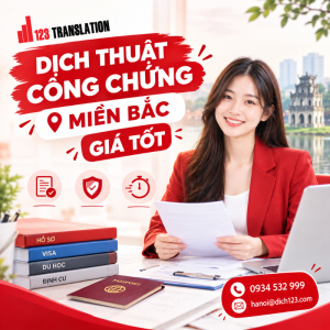 Lựa chọn dịch vụ Dịch thuật công chứng miền Bắc giá tốt với báo giá minh bạch giúp khách hàng chủ động ngân sách, hạn chế các khoản phí phát sinh.