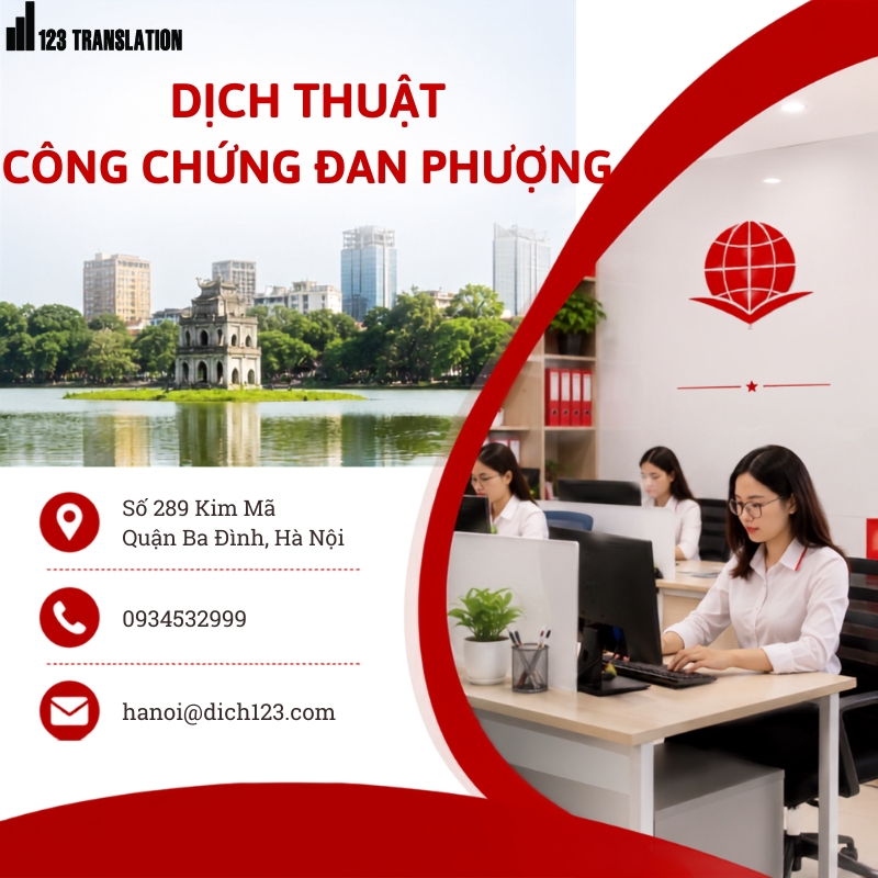 Dịch thuật công chứng Đan Phượng