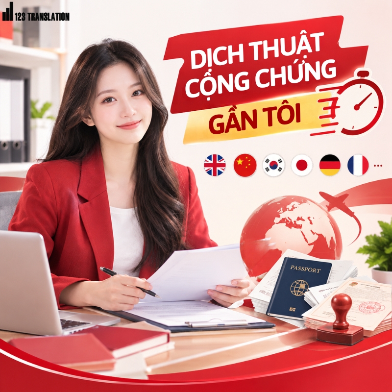 Dịch thuật công chứng gần tôi