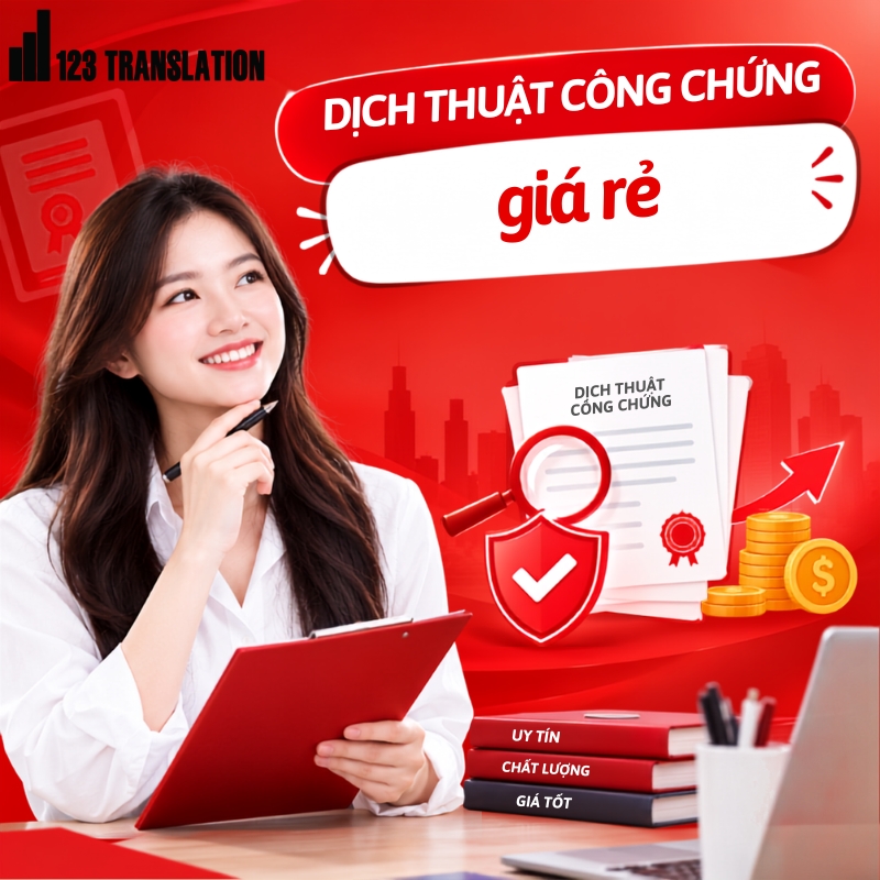 Dịch thuật công chứng giá rẻ