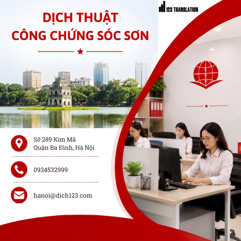Dịch thuật công chứng Sóc Sơn
