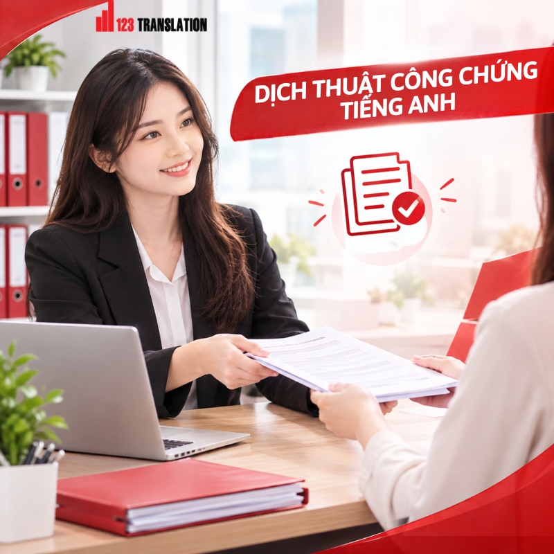 Dịch thuật công chứng tiếng Anh 