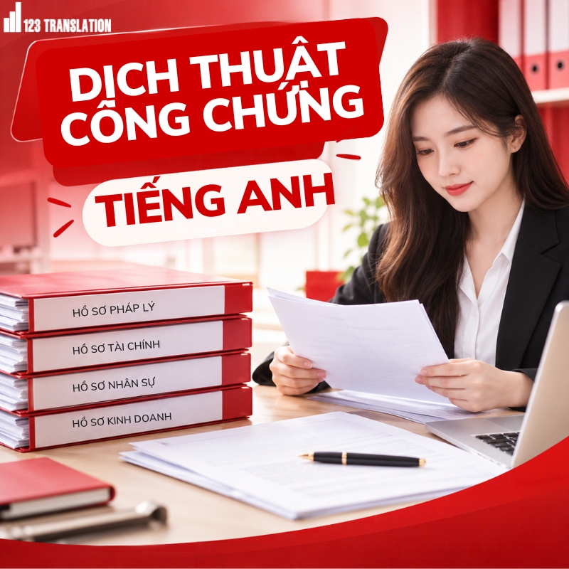 Dịch thuật công chứng tiếng Anh 