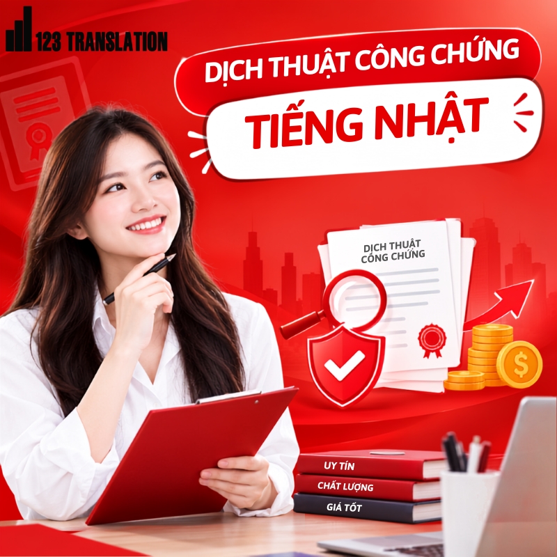 Dịch thuật công chứng tiếng Nhật