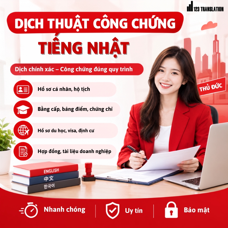 Dịch thuật công chứng tiếng Nhật