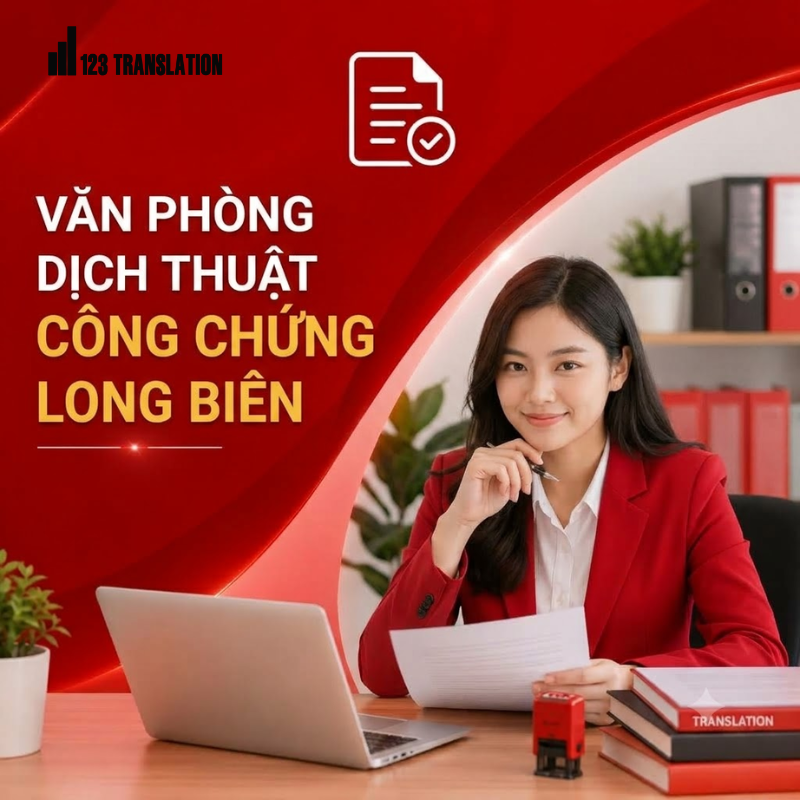 Văn phòng dịch thuật công chứng Long Biên uy tín hỗ trợ dịch nhiều loại giấy tờ với nội dung rõ ràng, chính xác và phù hợp với nhu cầu sử dụng của khách hàng.