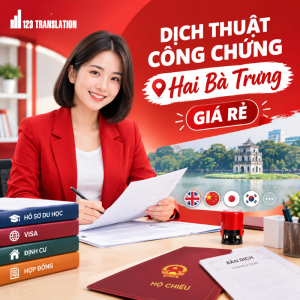 Khi lựa chọn dịch thuật công chứng Hai Bà Trưng giá rẻ, khách hàng nên tìm hiểu kỹ chất lượng bản dịch, độ chính xác của thông tin và quy trình công chứng.