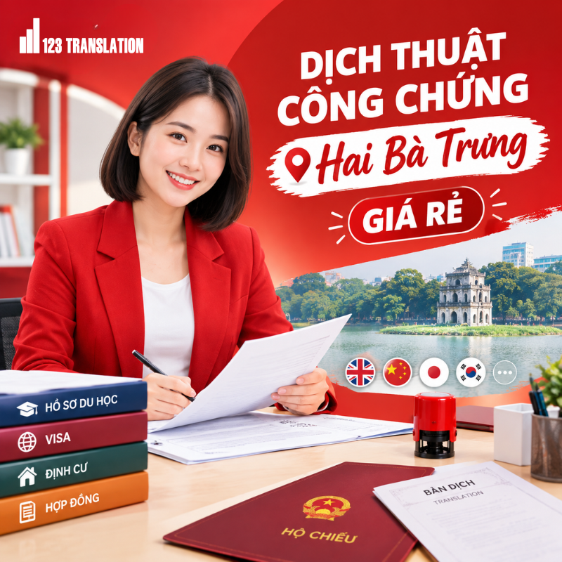 Khi lựa chọn dịch thuật công chứng Hai Bà Trưng giá rẻ, khách hàng nên tìm hiểu kỹ chất lượng bản dịch, độ chính xác của thông tin và quy trình công chứng.