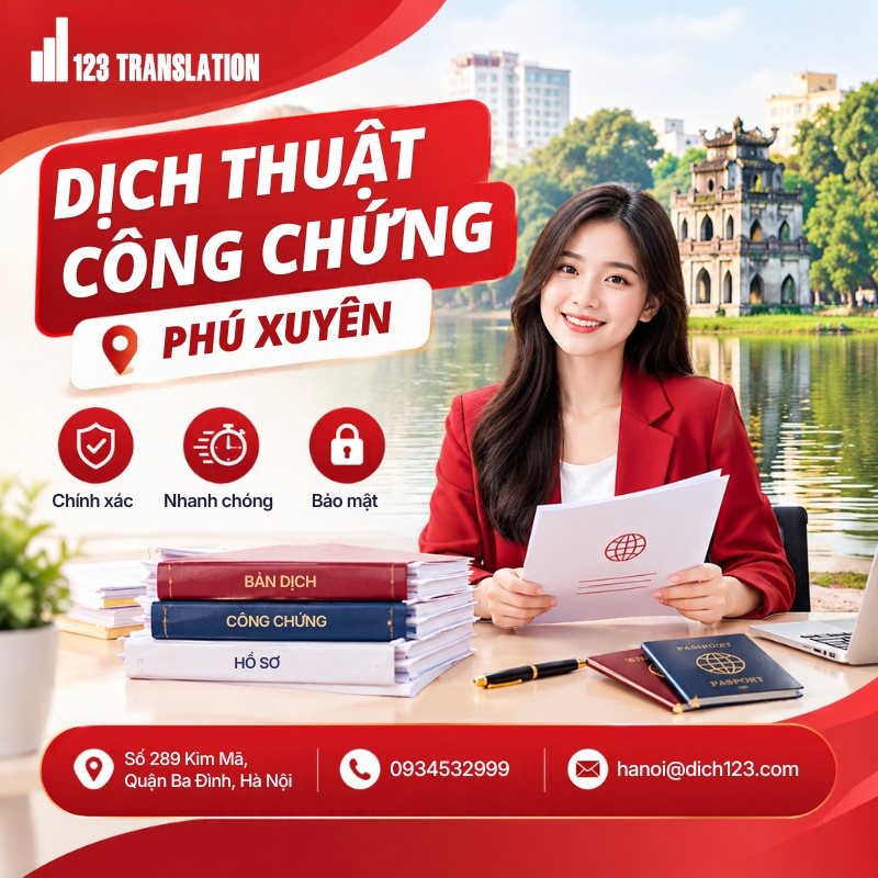 Dịch thuật công chứng Phú Xuyên