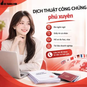 Dịch thuật công chứng Phú Xuyên