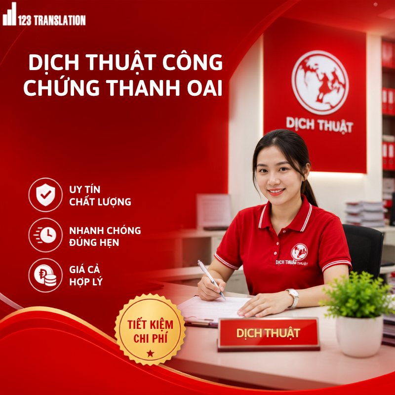 Dịch thuật công chứng Thanh Oai 