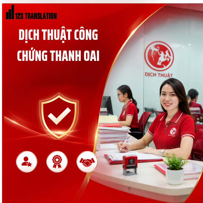 Dịch thuật công chứng Thanh Oai 