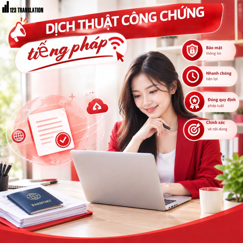 Dịch thuật công chứng tiếng Pháp
